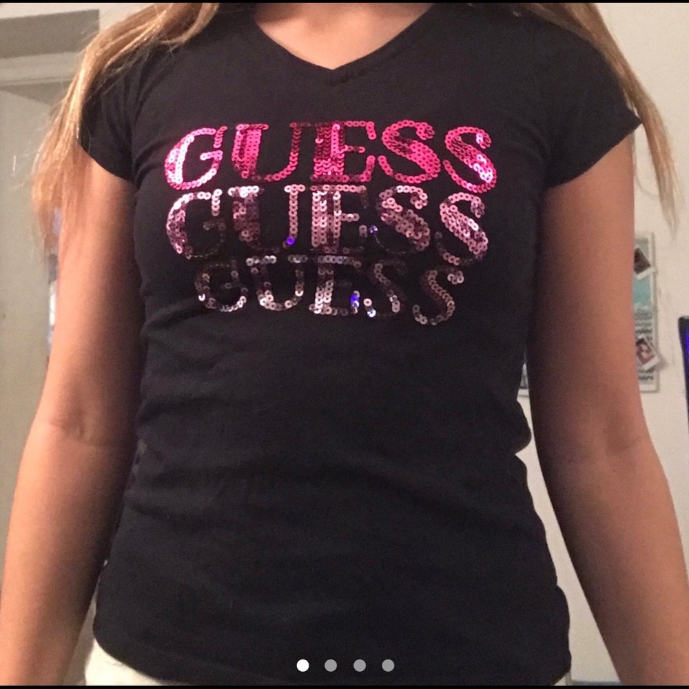 THE CUTEST Y2K GUESS TOP